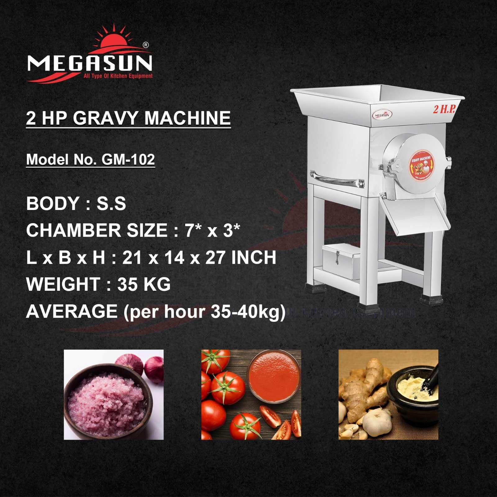Agarwal Crockery House - 5 HP Gravy Machine (Three Phase)